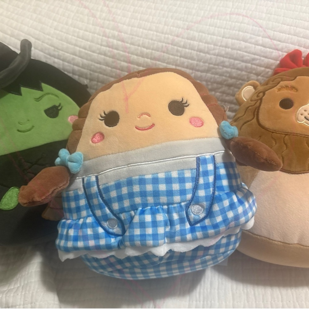 Squishmallows Plush Set - Green, Blue, Brown